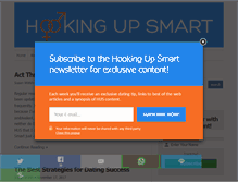 Tablet Screenshot of hookingupsmart.com